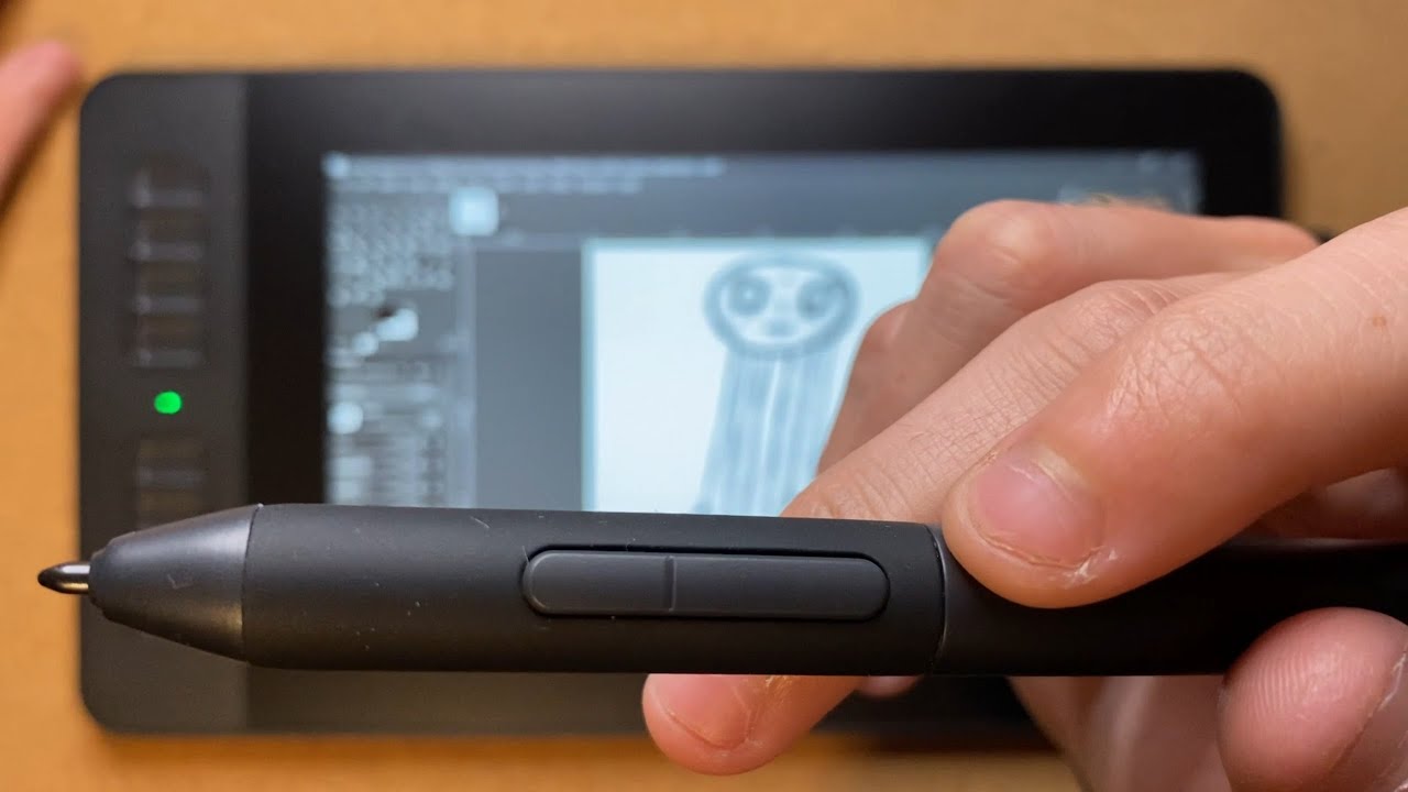 Digitally Drawing a Legman on a Gaomon PD1161 Drawing Monitor