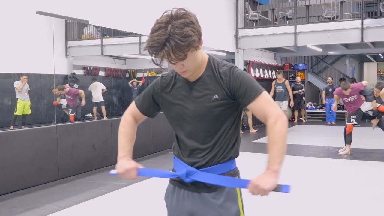BJJ Blue Belt Promotion in Toronto: Diego gets his blue belt at Trillium MMA