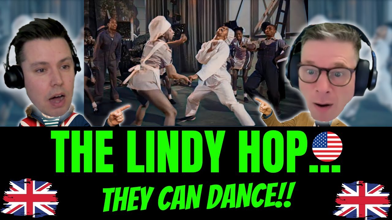 Мы РЕАГИРУЕМ на линди хоп-танец Hellzapoppin 1941 ПОТРЯСАЮЩЕ!