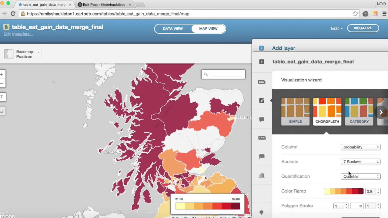CartoDB tutorial