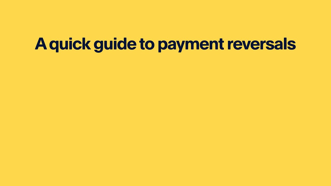 Quick Guide to Payment Reversals in the US