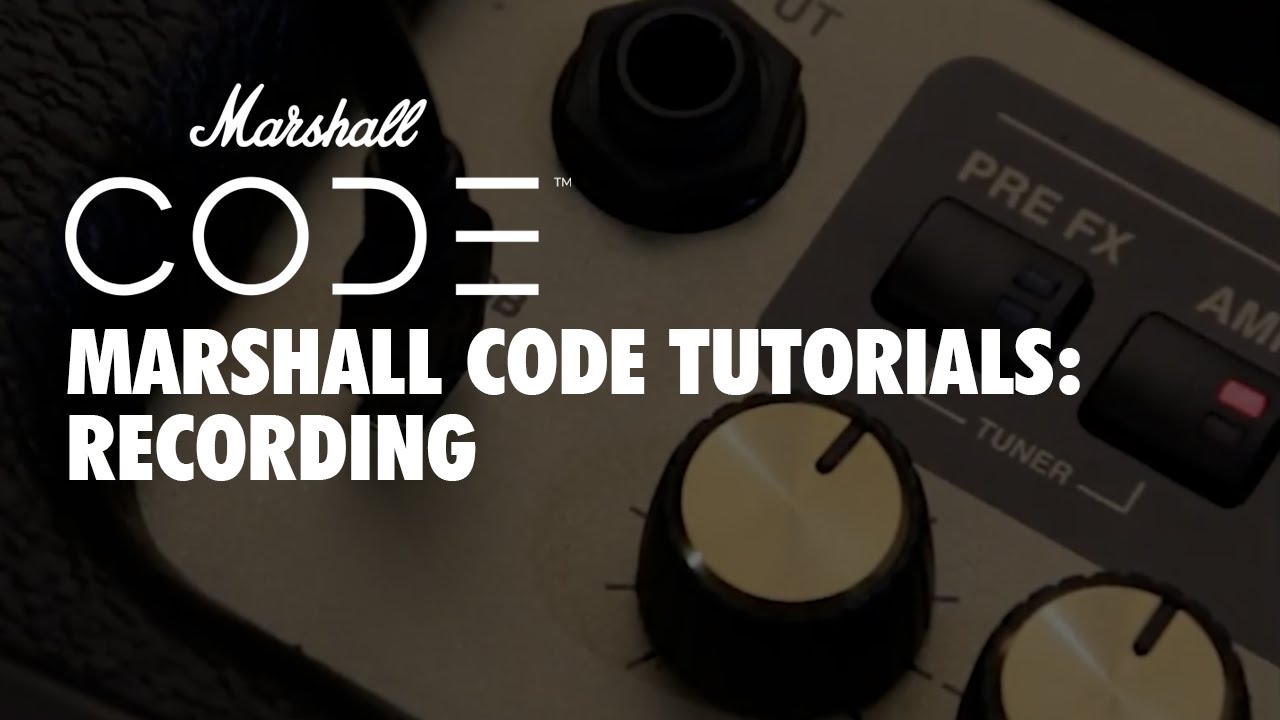 Учебные пособия по CODE | Запись | Marshall