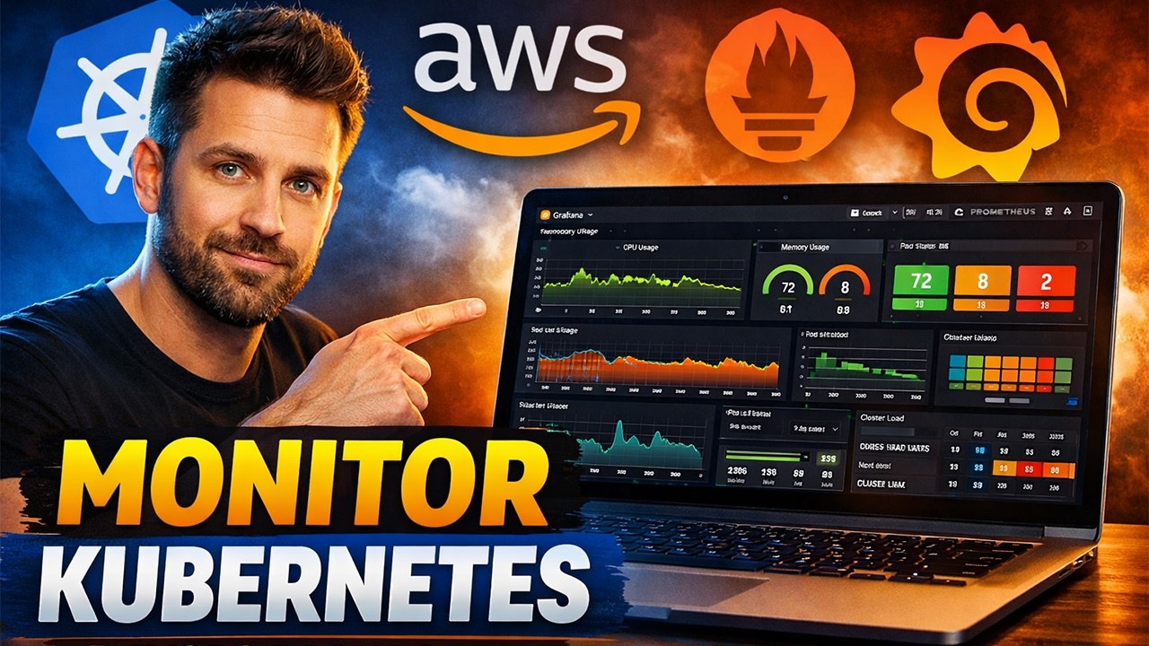 Monitor Kubernetes Like a Pro (Prometheus + Grafana on AWS)