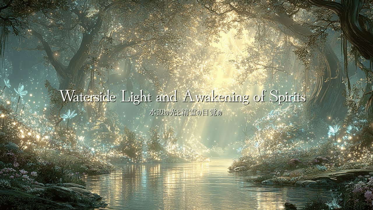 Calming Music for Refreshing | Waterside Light and Awakening of Spirits✨【水辺の光と精霊の目覚め】