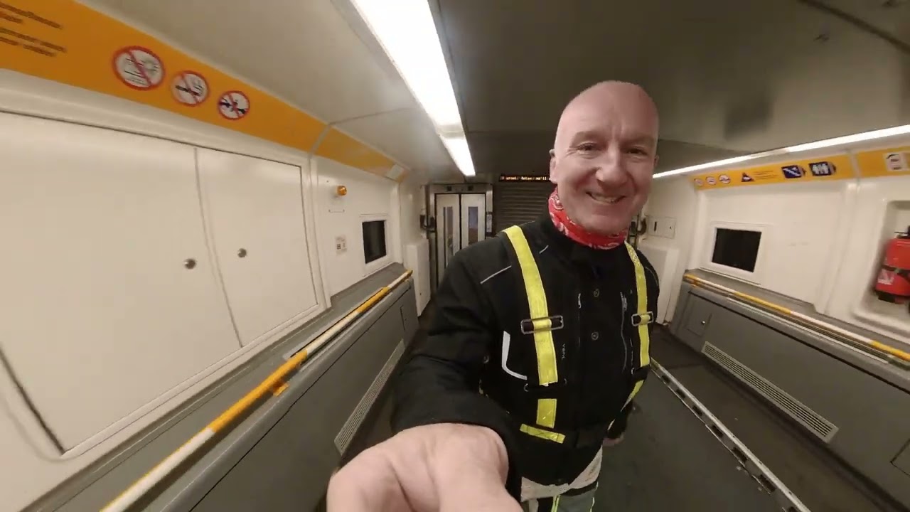 Motorcycle Tour of Normandy l Ep 1 The Train