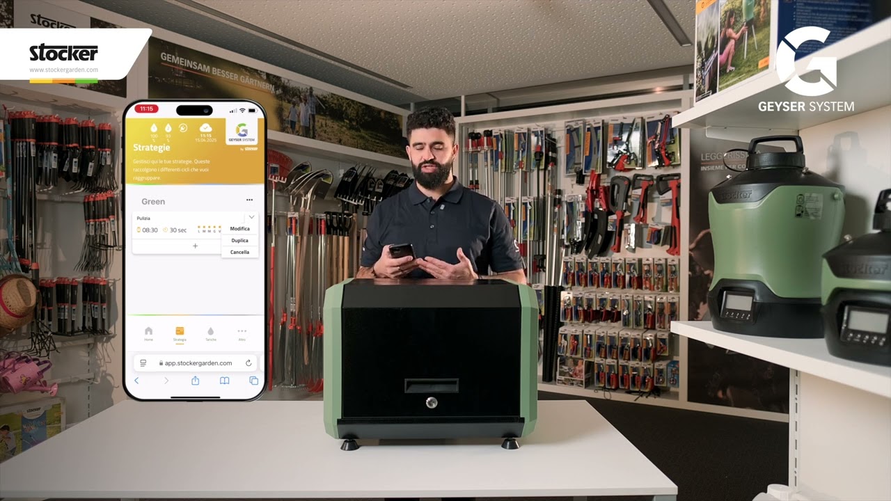 Geyser PRO: personalizzazione dei trattamenti