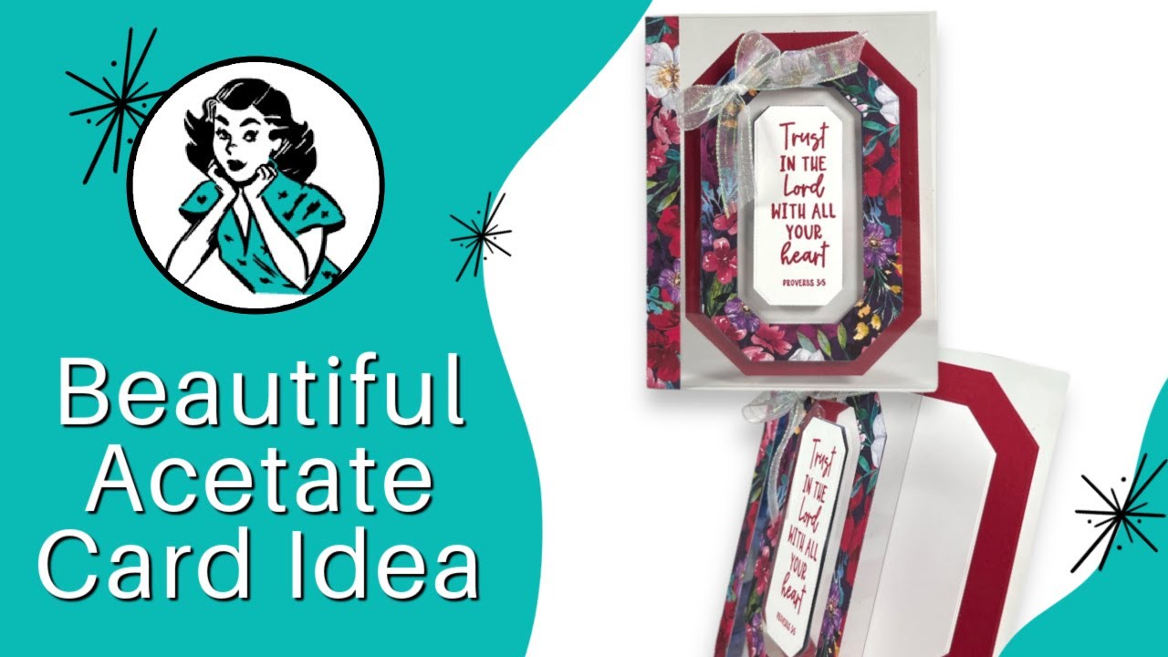 🔴 DIY: Make Acetate Cards That Are Stunning & Encouraging