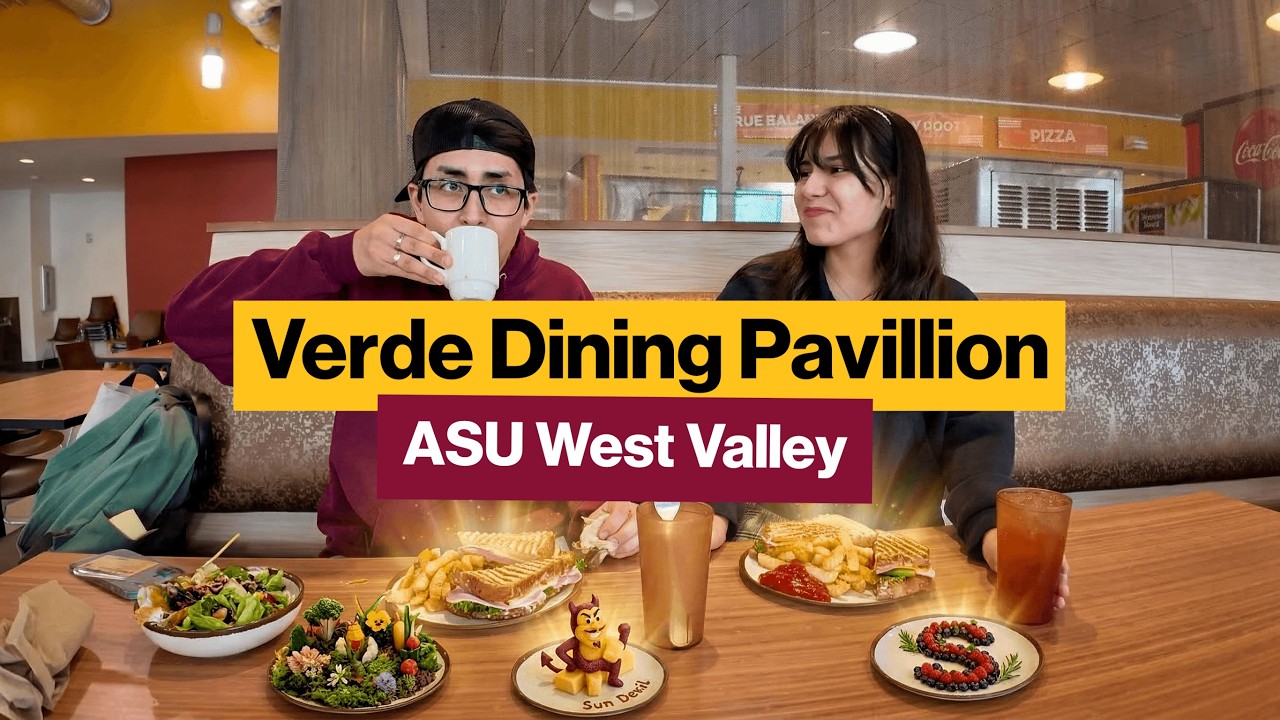 Inside ASU&rsquo;s West Valley Campus Dining Hall 🍽️ (All-You-Can-Eat?!) | Sun Devil Grub Guide S2E7
