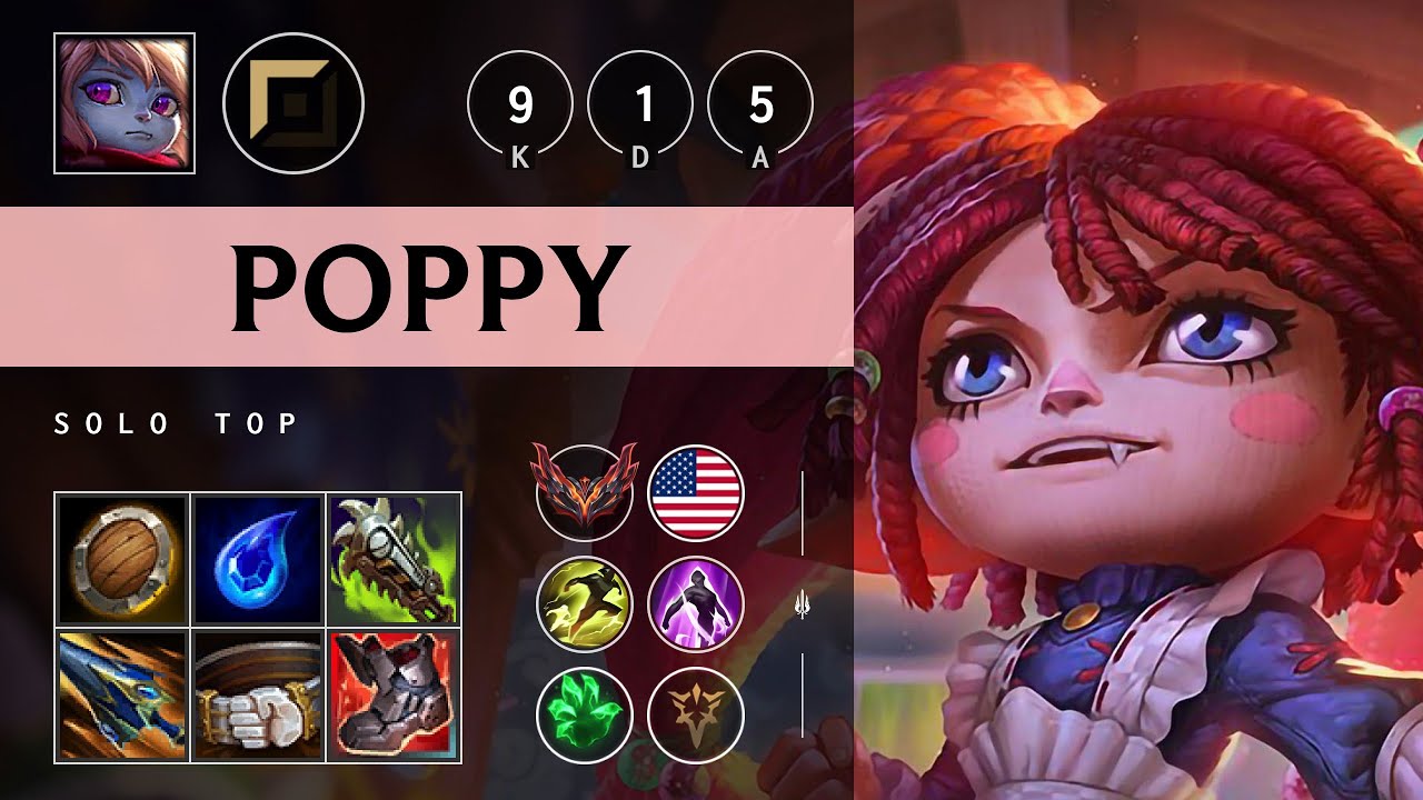 Poppy Top vs Camille - NA Grandmaster Patch 25.05