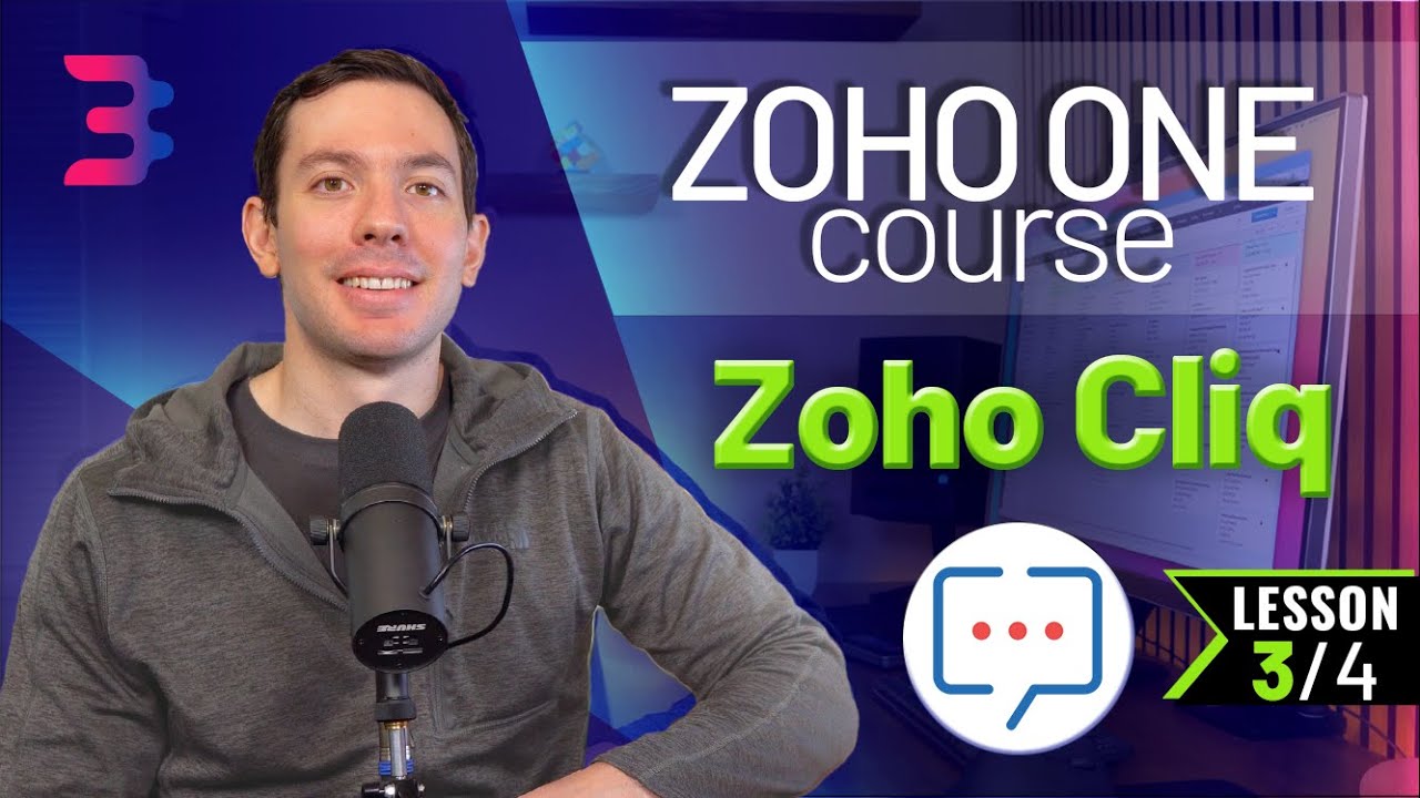 Zoho Cliq - Zoho Projects Integration - Zoho One Course - Chapter 9, Lesson 3
