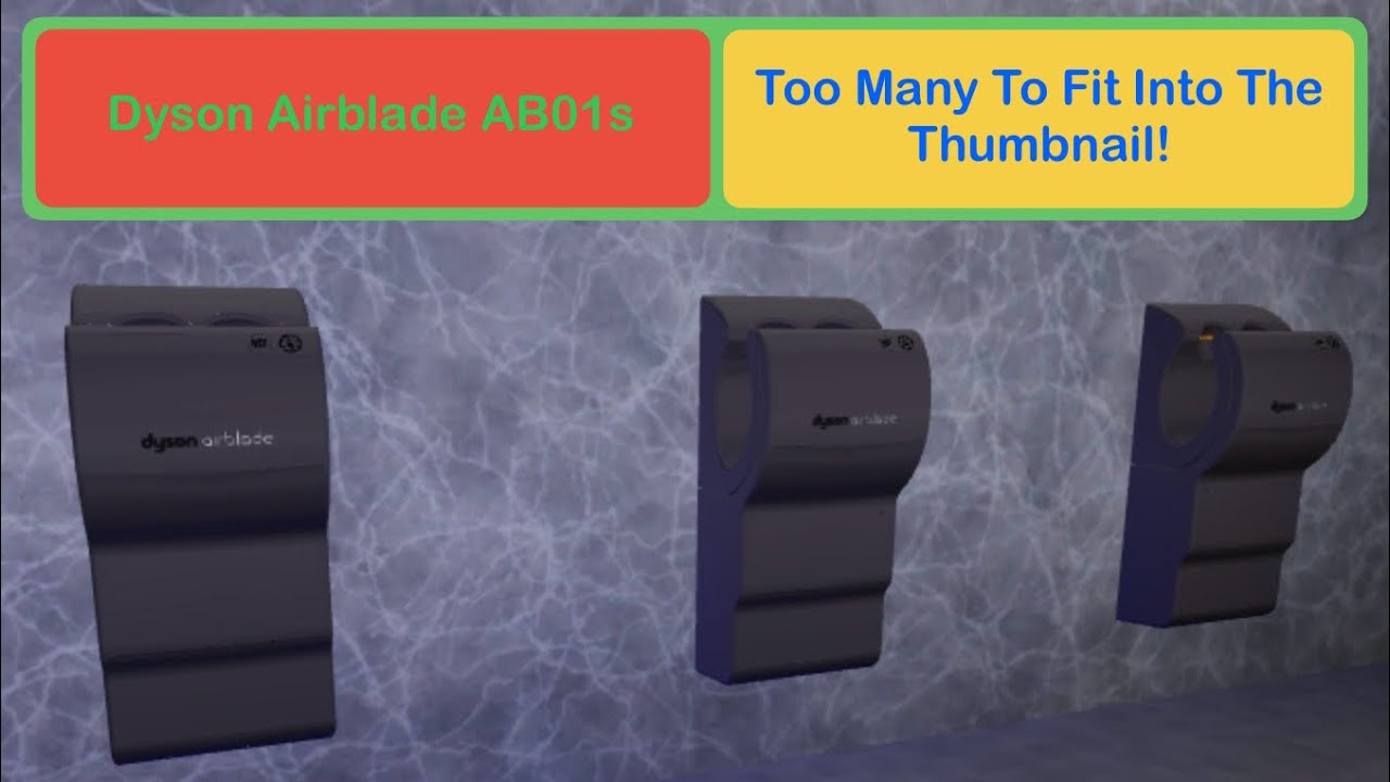 One Broken - Dyson Airblade AB03s @ Toad Lanes, 🚹, Roblox