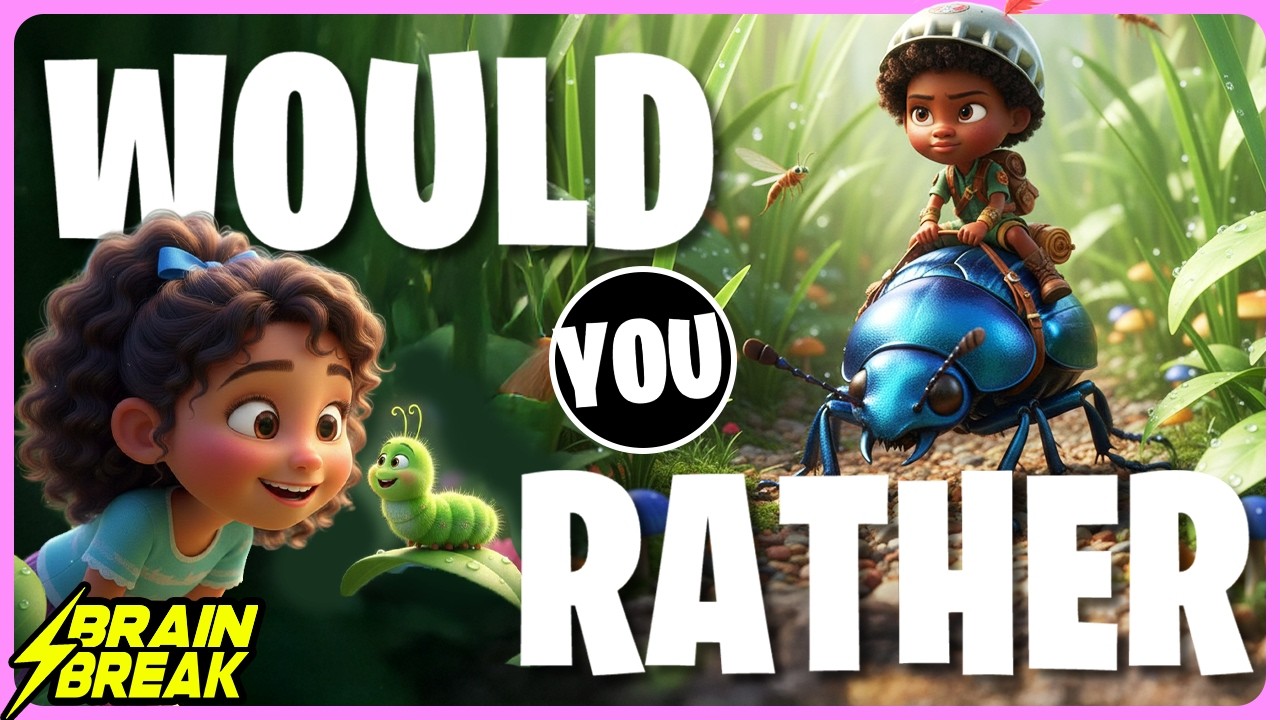 Spring Would You Rather ⚡️ Spring Brain Break for Kids ⚡️ Freeze Dance ⚡️ Just Dance