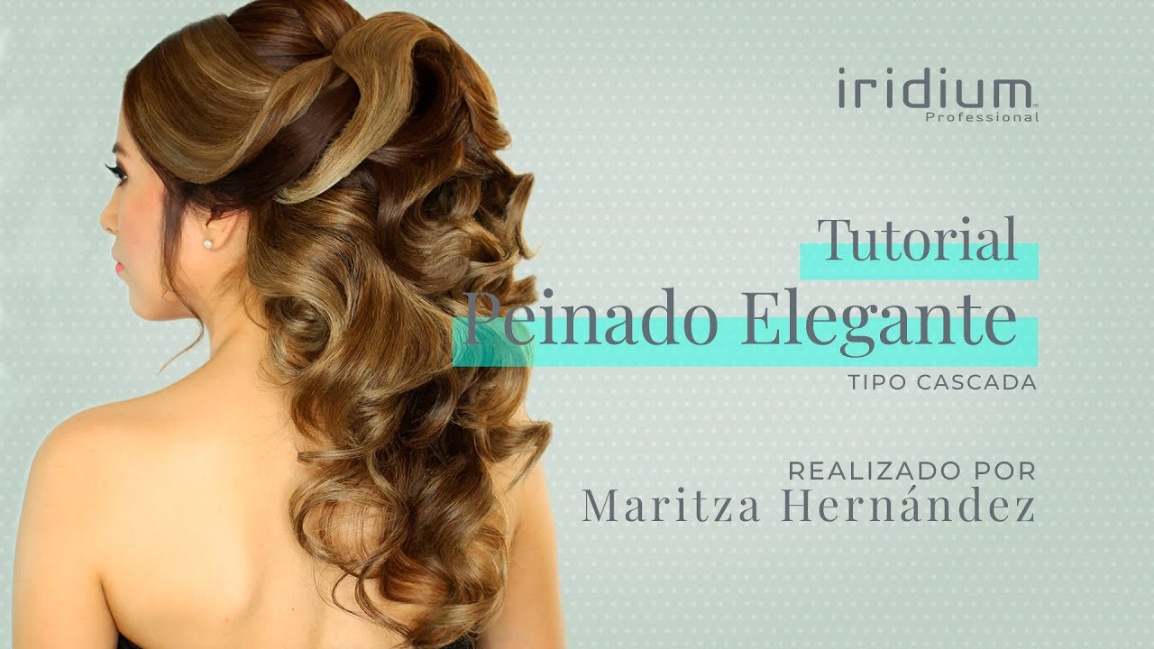 Realiza un Peinado Elegante tipo Cascada con Iridium Professional