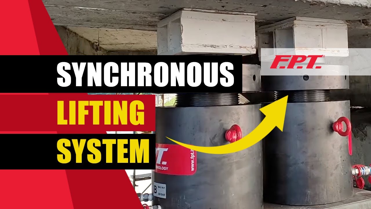 Synchronous lifting system - synchronised lifting system - Syst&egrave;mes de levage synchronis&eacute; -