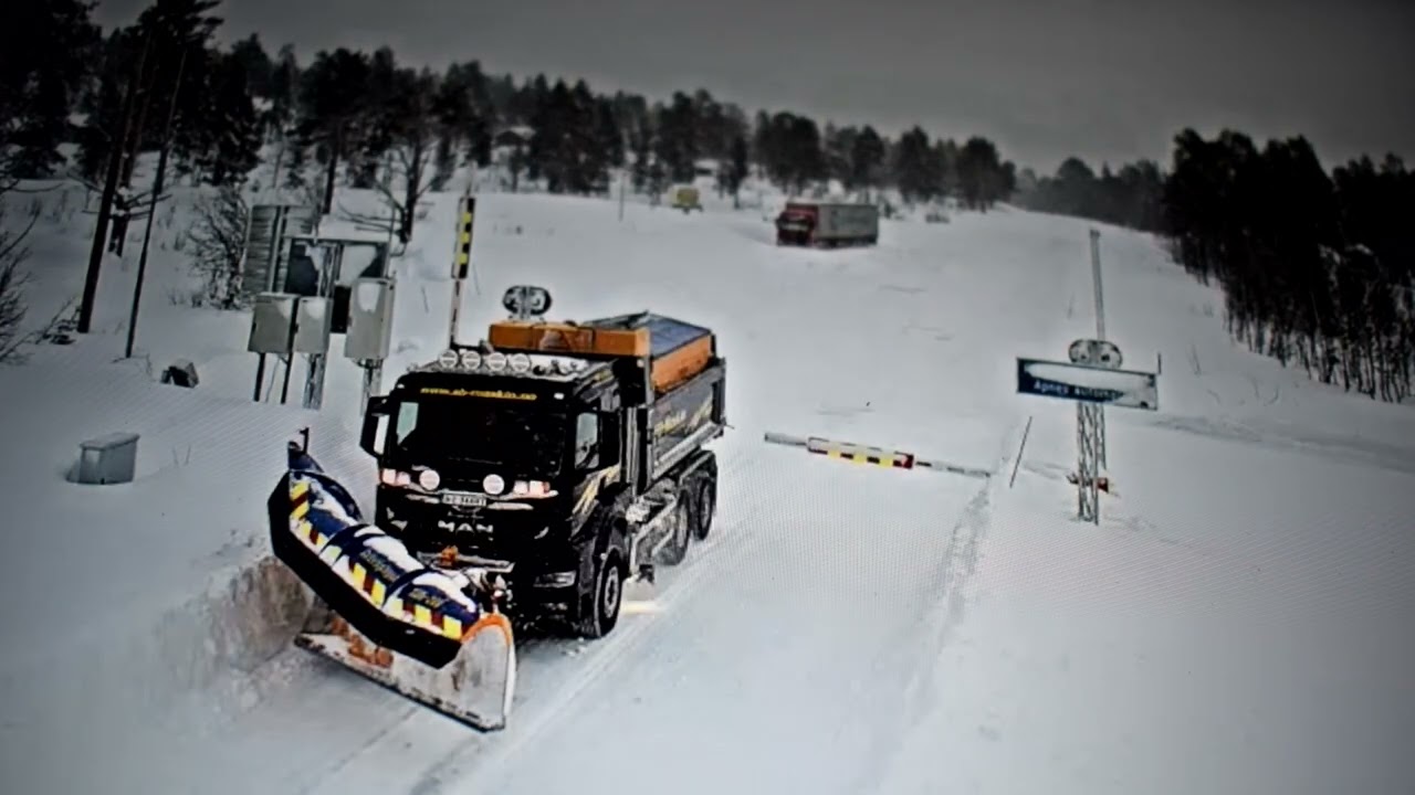 Kolonnekjøyring på Strynefjellet - 20.01.2022