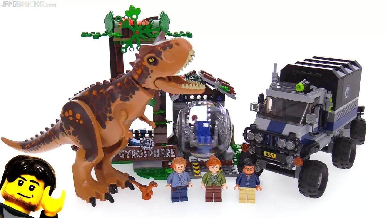 🔄 LEGO Jurassic World 2018 Carnotaurus Gyrosphere Escape review! 75929 re upload