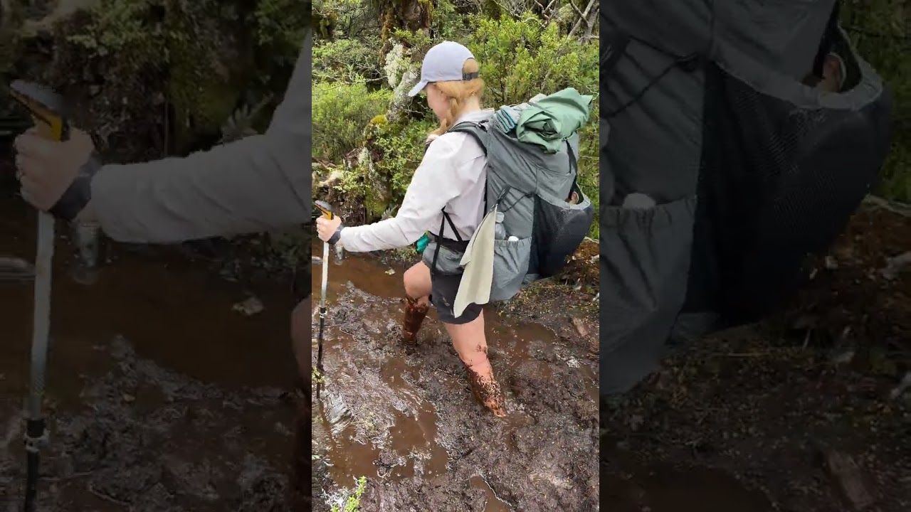 Guess the depth! Extreme hiking in New Zealand on Te Araroa! #thruhike #newzealand