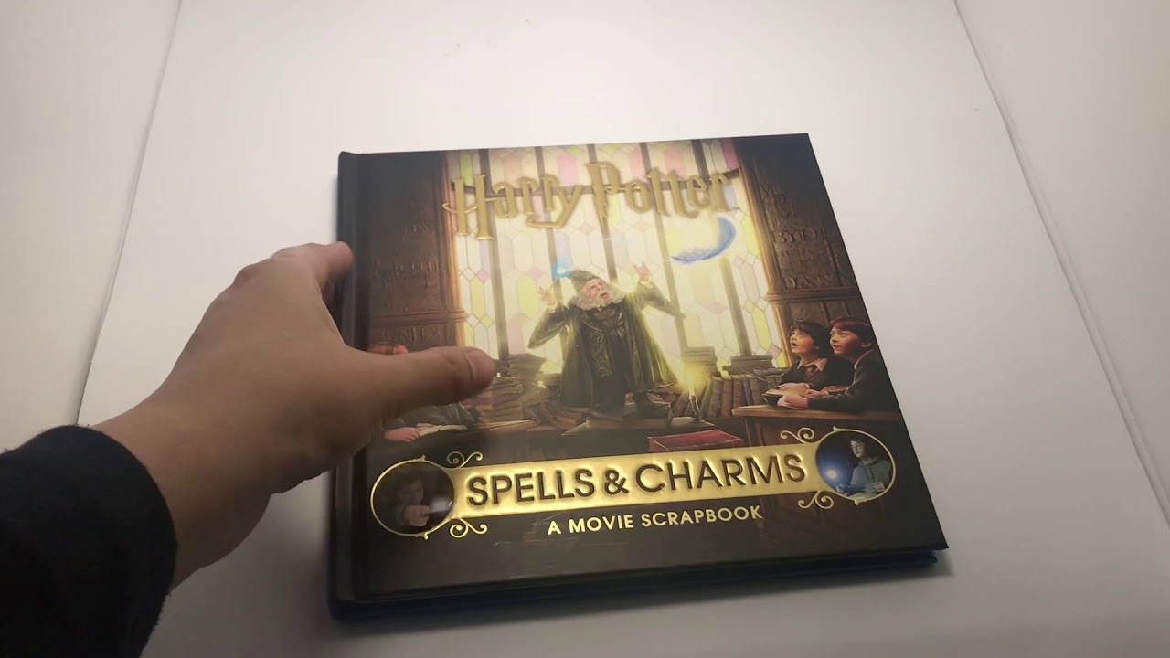 Harry Potter Spells and Charms Movie Scrapbook | What’s Inside? | ASMR Book unboxing