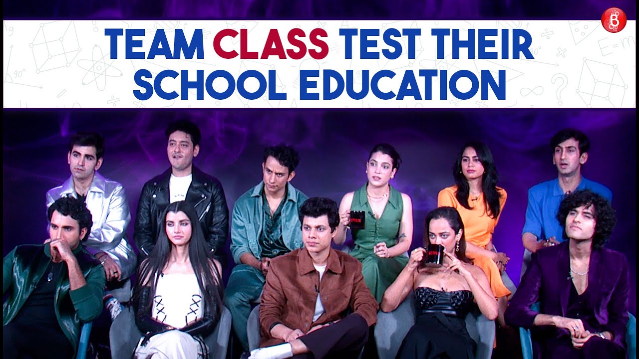The team of Netflix's Class test their school education in HILARIOUS quiz