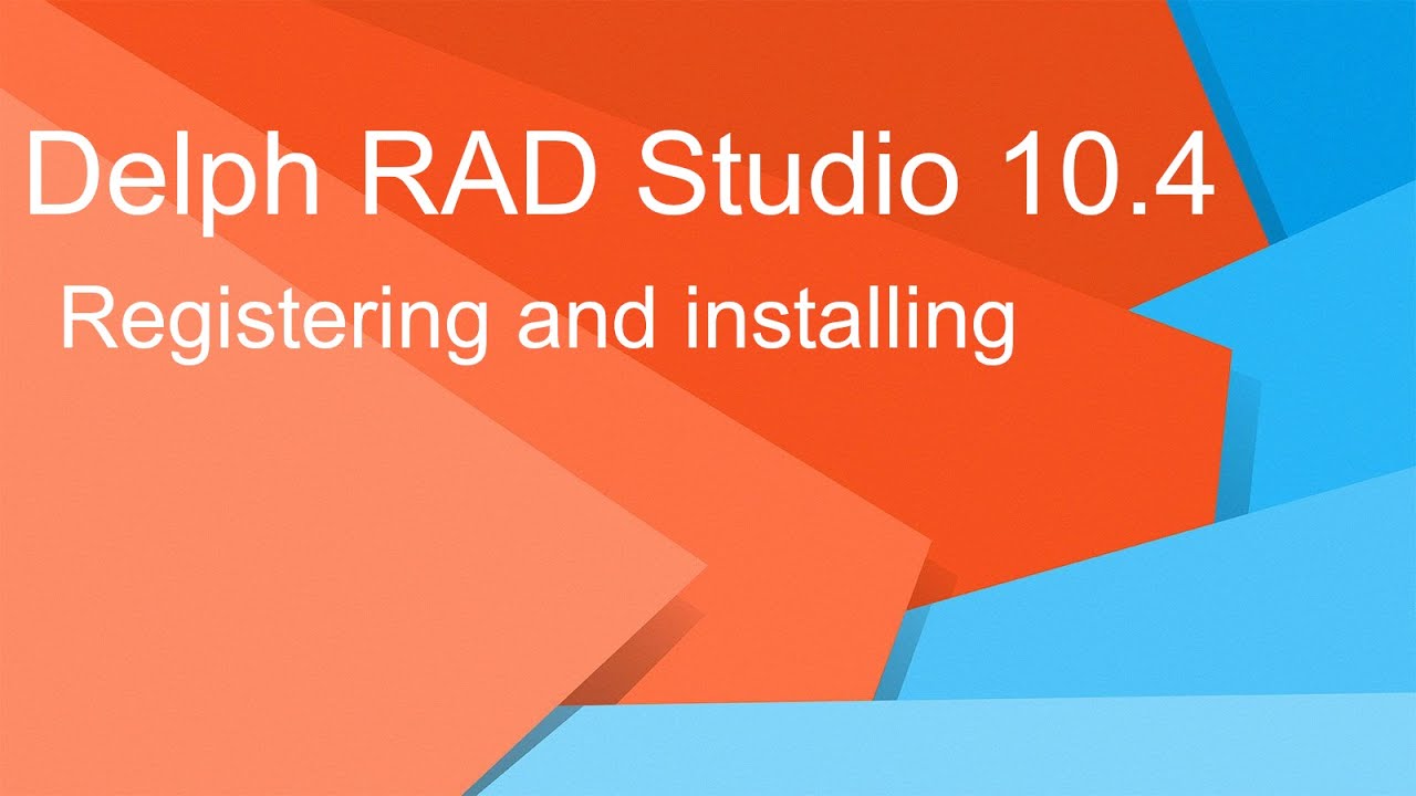 Installing Delphi RAD Studio 10.4.2: Grey Boys' High School