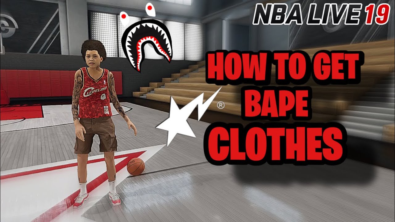 NBA LIVE 19 HOW TO GET BAPE CLOTHES ( 2025 )