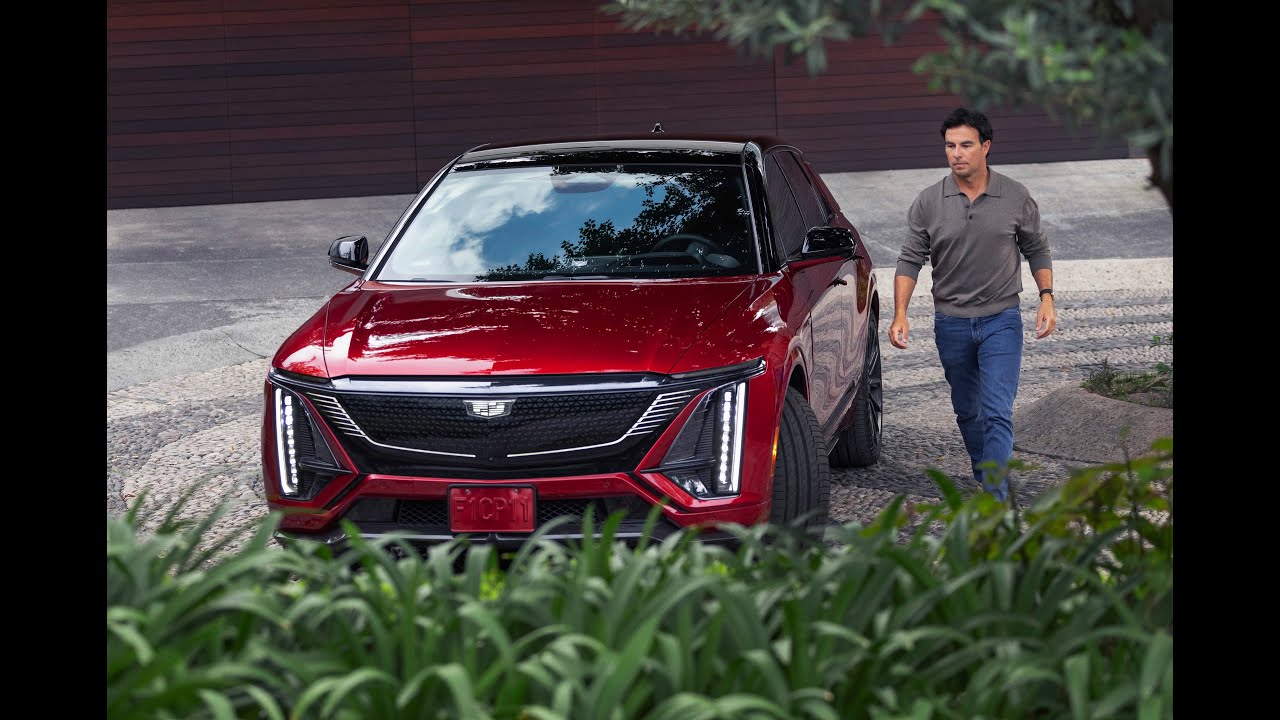 Catch Checo Perez | Cadillac LYRIQ-V