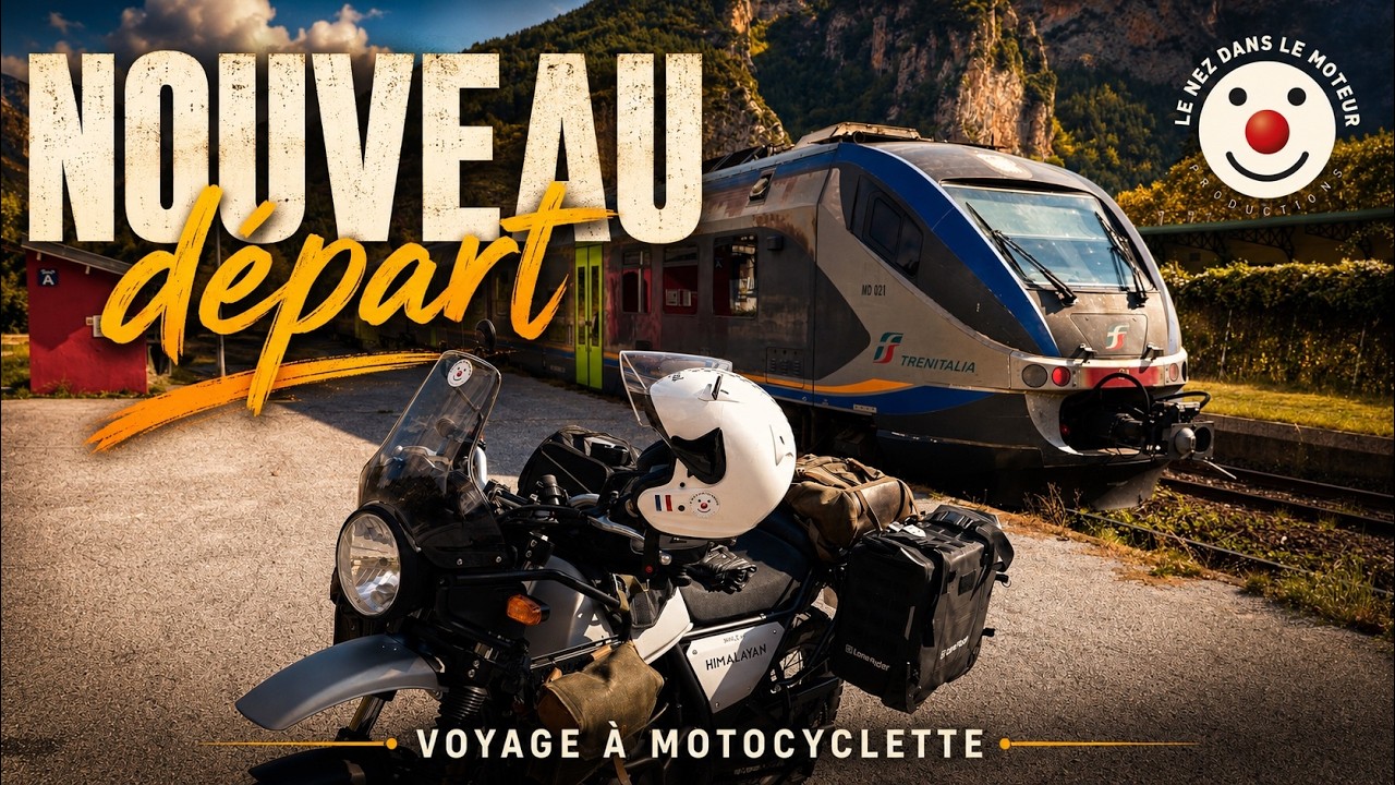 Nouveau Départ  avec mon Himalayan 411  - Voyage dans le Roya - #411