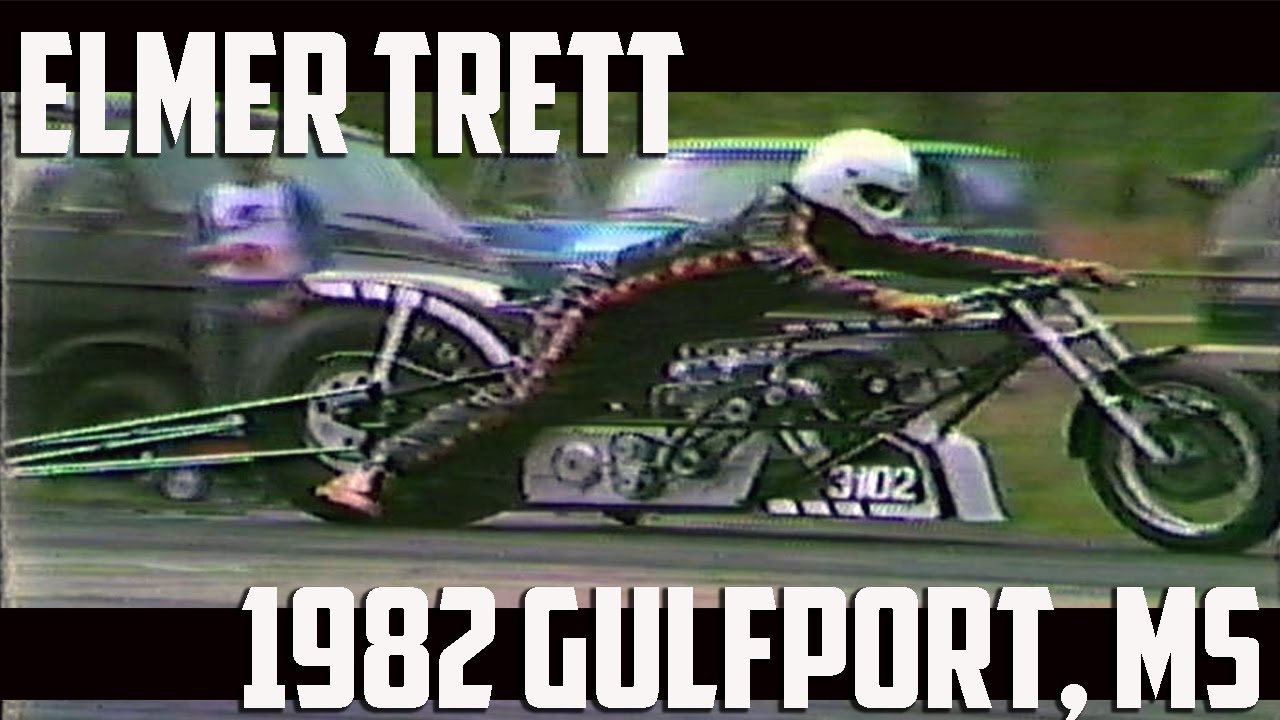 Elmer Trett Top Fuel Gulf Port, Miss.  qualifying run  1982