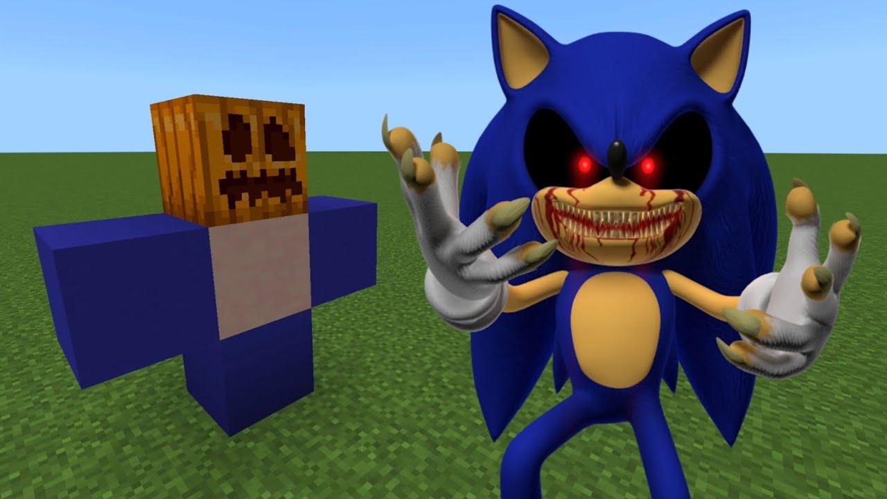 Sonic EXE Addon in Minecraft PE