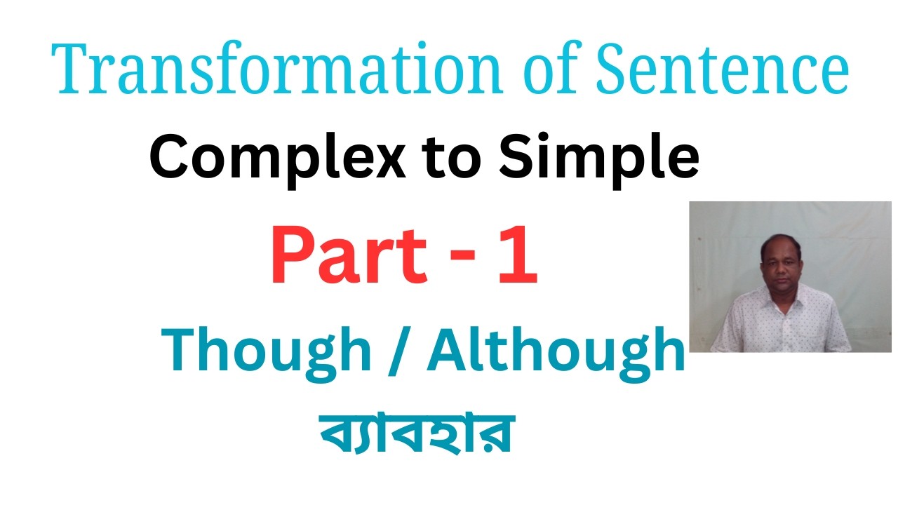 Transformation of Sentences | Complex to Simple Rules & Tricks | Grammar for Class 9–12 & SSC 2026