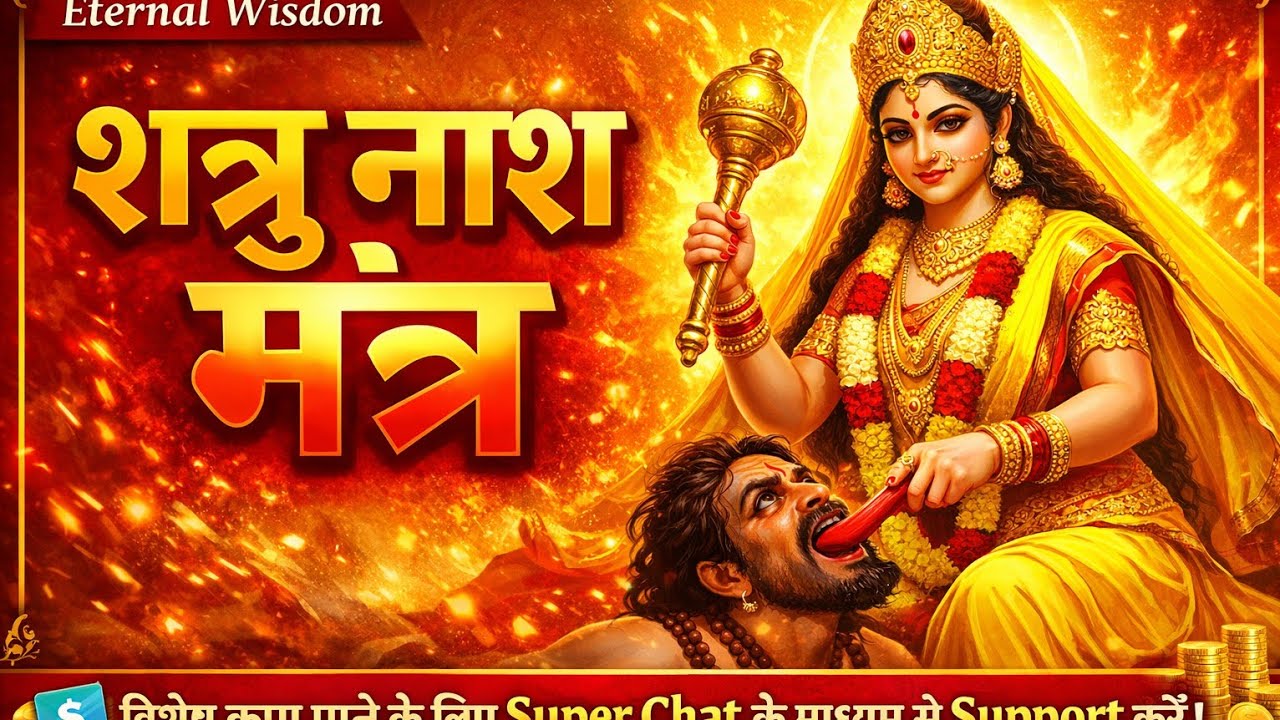 Powerful Baglamukhi Stotram | श्री बगलामुखी स्तोत्रम् | Shatru Nashak Mantra
