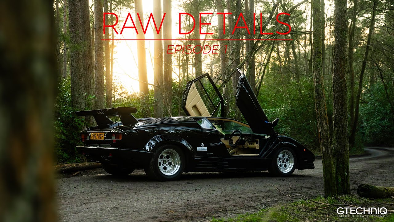 1989 Lamborghini Countach 25th Anniversary | Raw Details Ep. 1 | Gtechniq