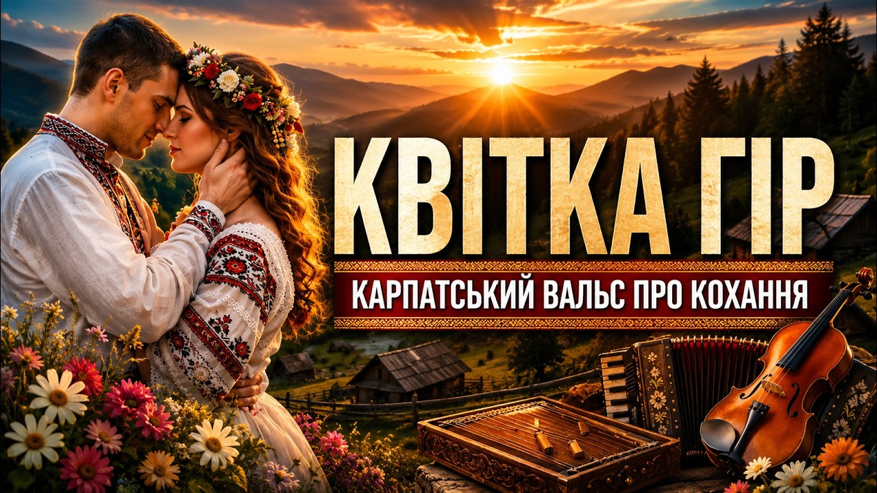 💐Квітка гір — Український карпатський вальс про кохання | Official Video