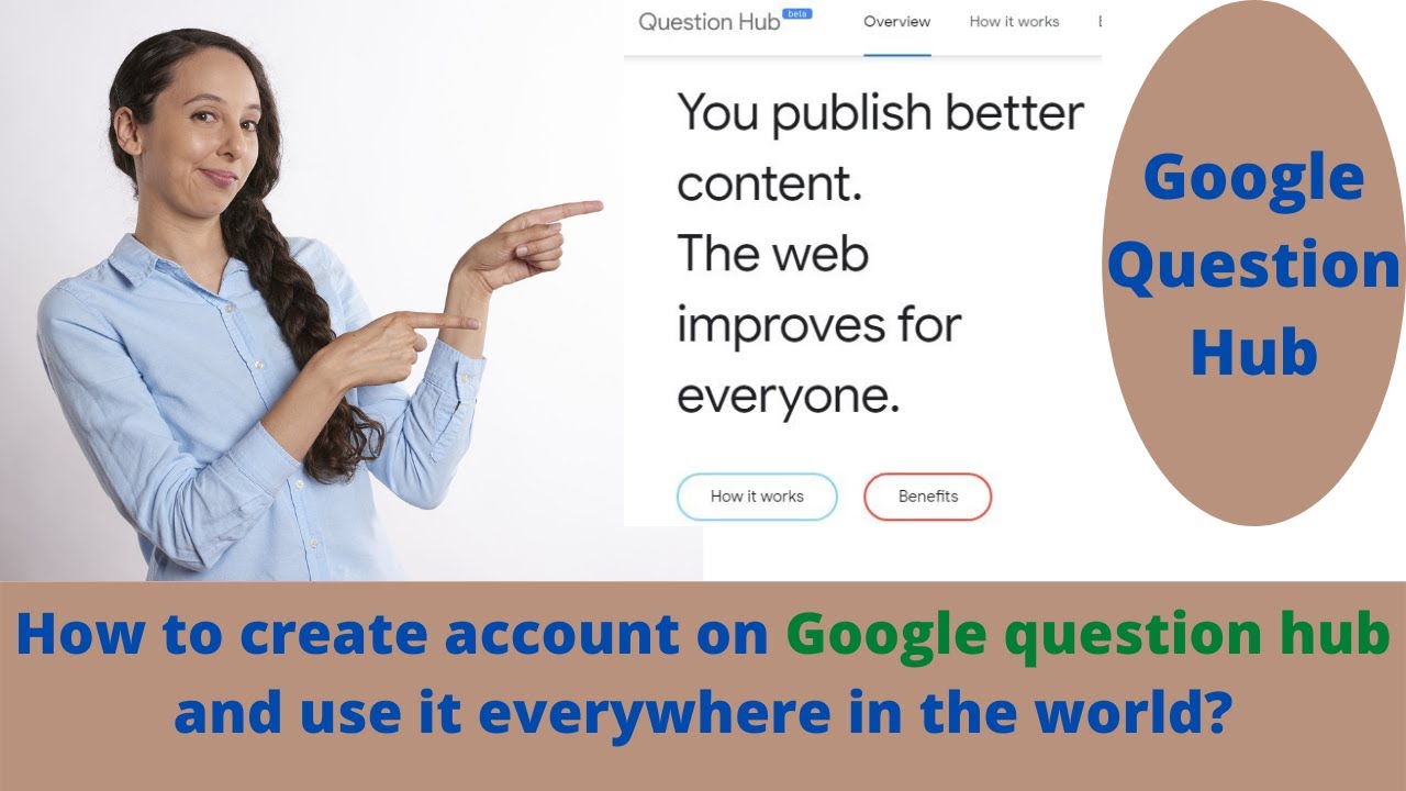 How to create account on google question hub and use it everywhere in the world complete method?