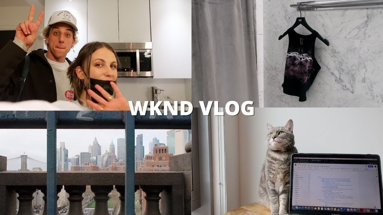 LAW SCHOOL WKND VLOG: shopping on 5th ave, drinks with friends, deep cleaning apartment, etc!