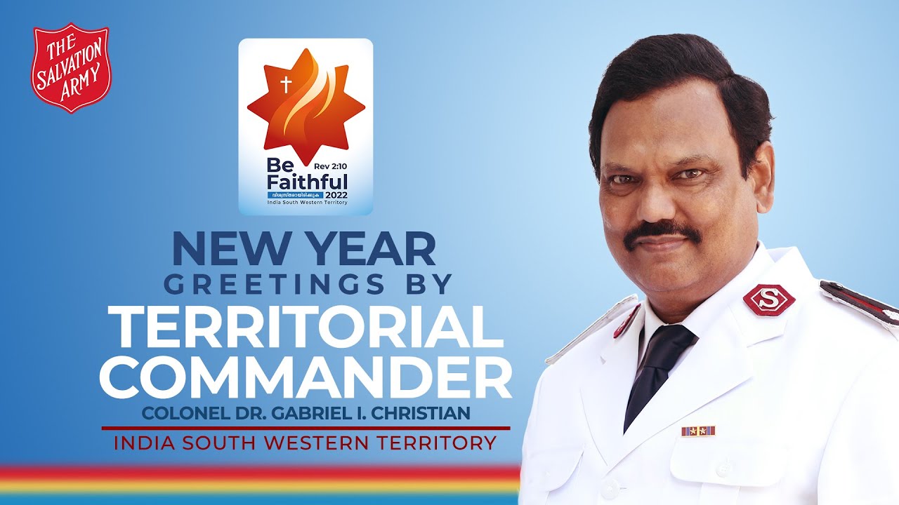 New Year Greetings by Territorial Commander | TSAISWT | 2022
