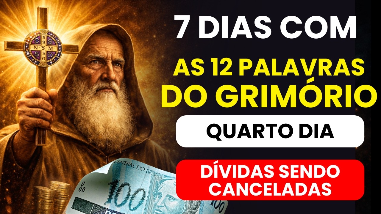 📿7 DIAS COM AS ORAÇÃO DAS 12 PALAVRAS DE SÃO BENTO CONTRA MISÉRIA,DÍVIDAS E TRAVAS FINANCEIRAS DIA 4
