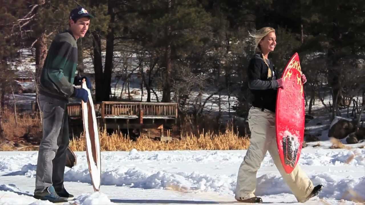 ICE SKIMBOARDING