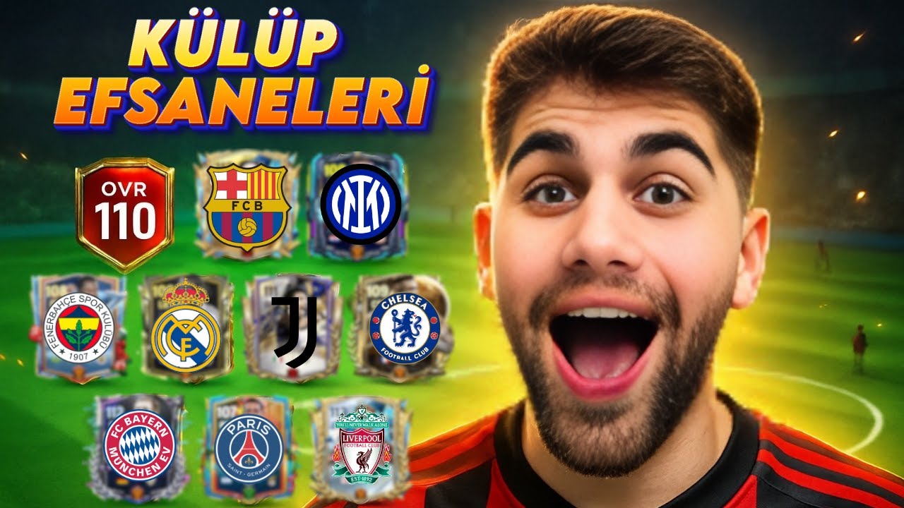 HER TAKIMIN BİR EFSANESİYLE KADRO KURDUM 🔥 KAYBEDERSEM İLK 11'DEN BİRİ SİLİNİR ❌ FC Mobile