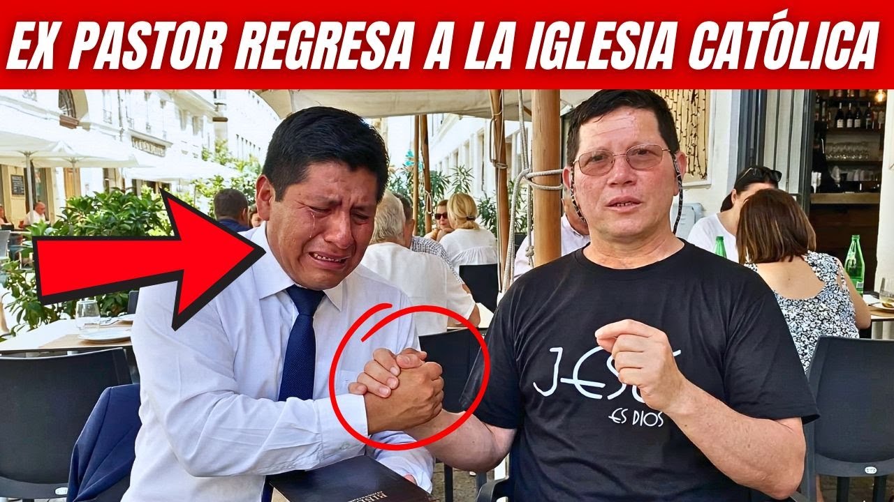 EX PASTOR PROTESTANTE regresa la IGLESIA CATÓLICA y LLORA al CONTARLE al PADRE LUIS sobre su REGRESO