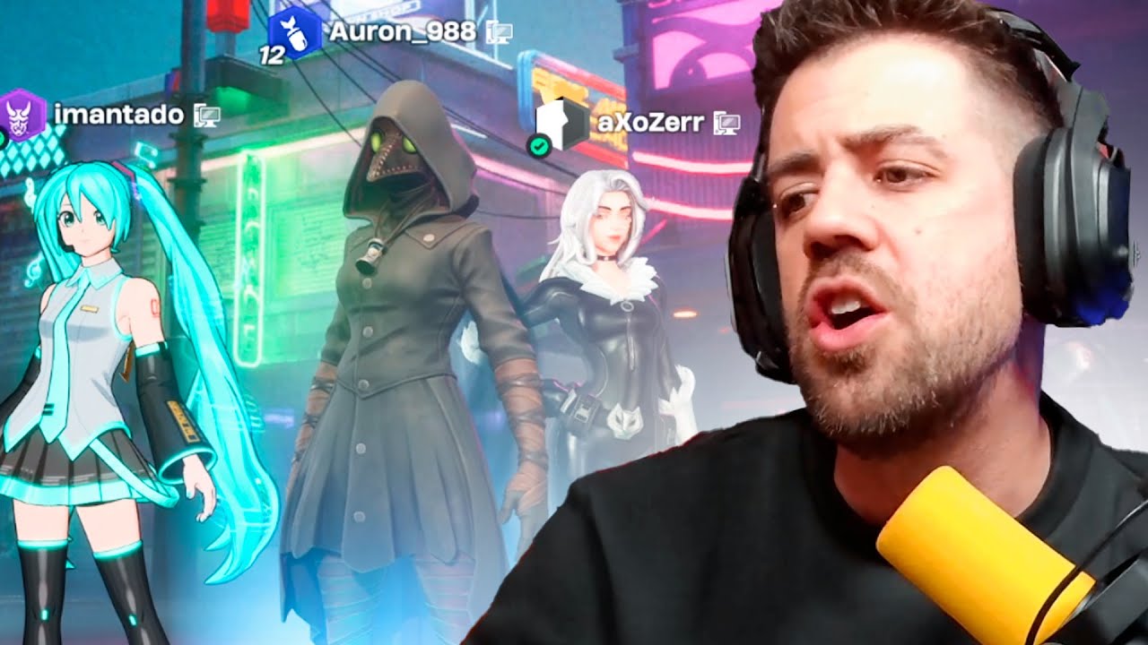 Auron juega Fortnite con Payasos 🤡