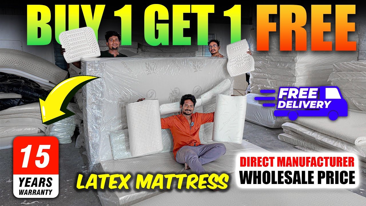 ✅ Pure Latex Mattress Manufacturer l Bed manufacturer in Tamilnadu l Mellow Green Mattress