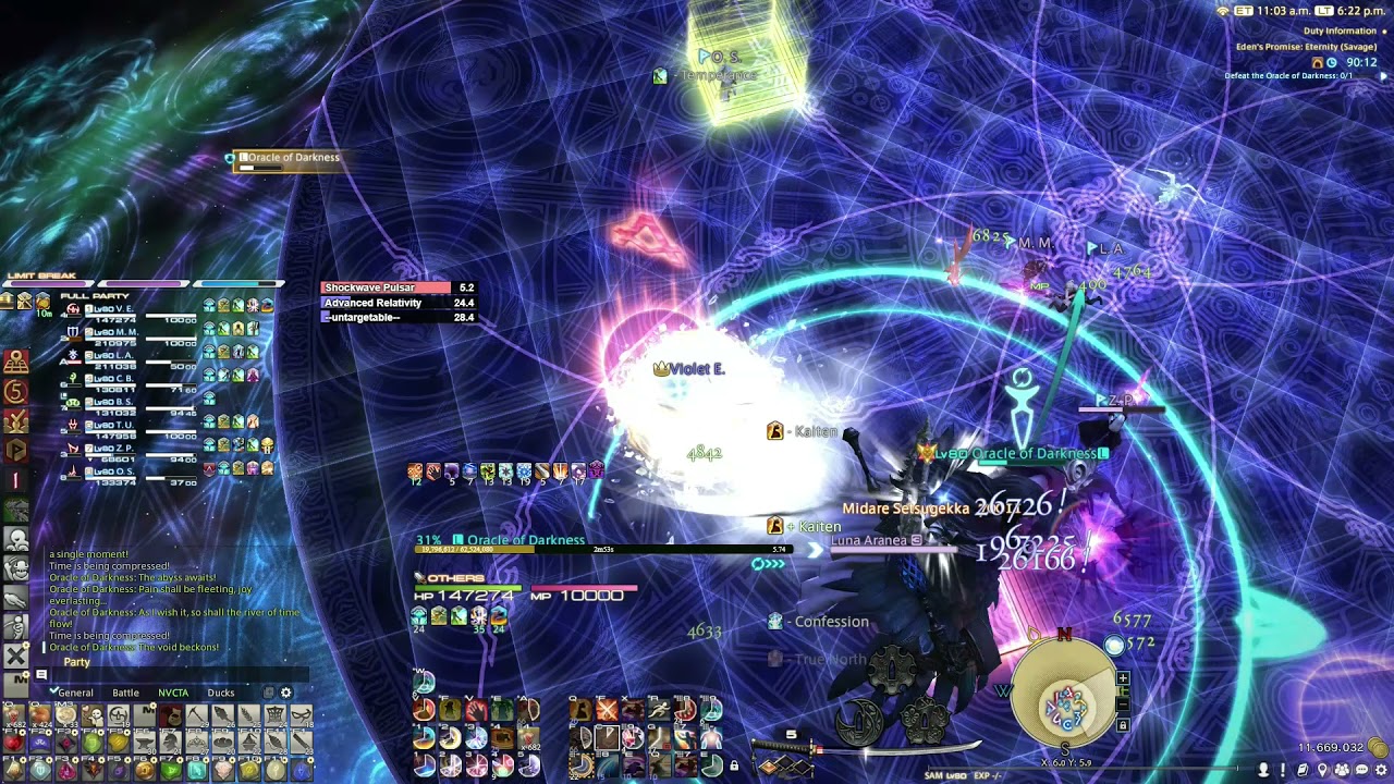 FFXIV E12S Phase 2 SAM POV (rDPS???)