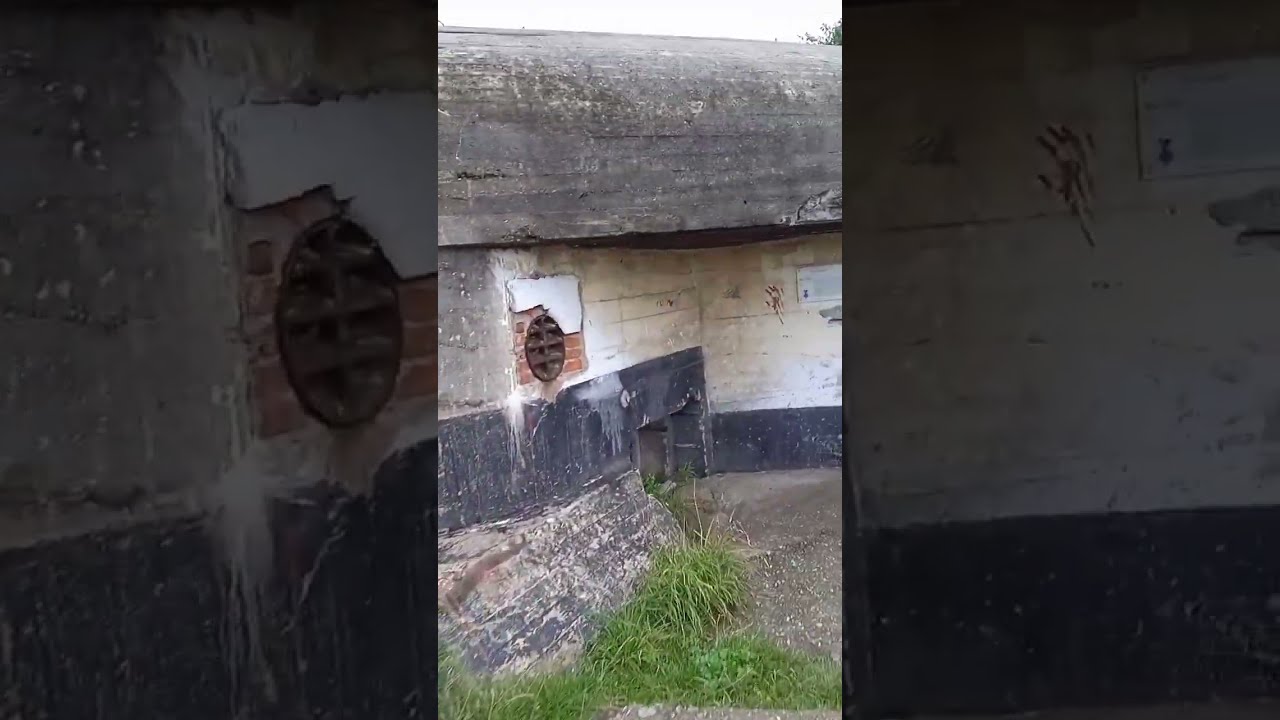 Inside a Large German WWII Atlantic Wall Bunker