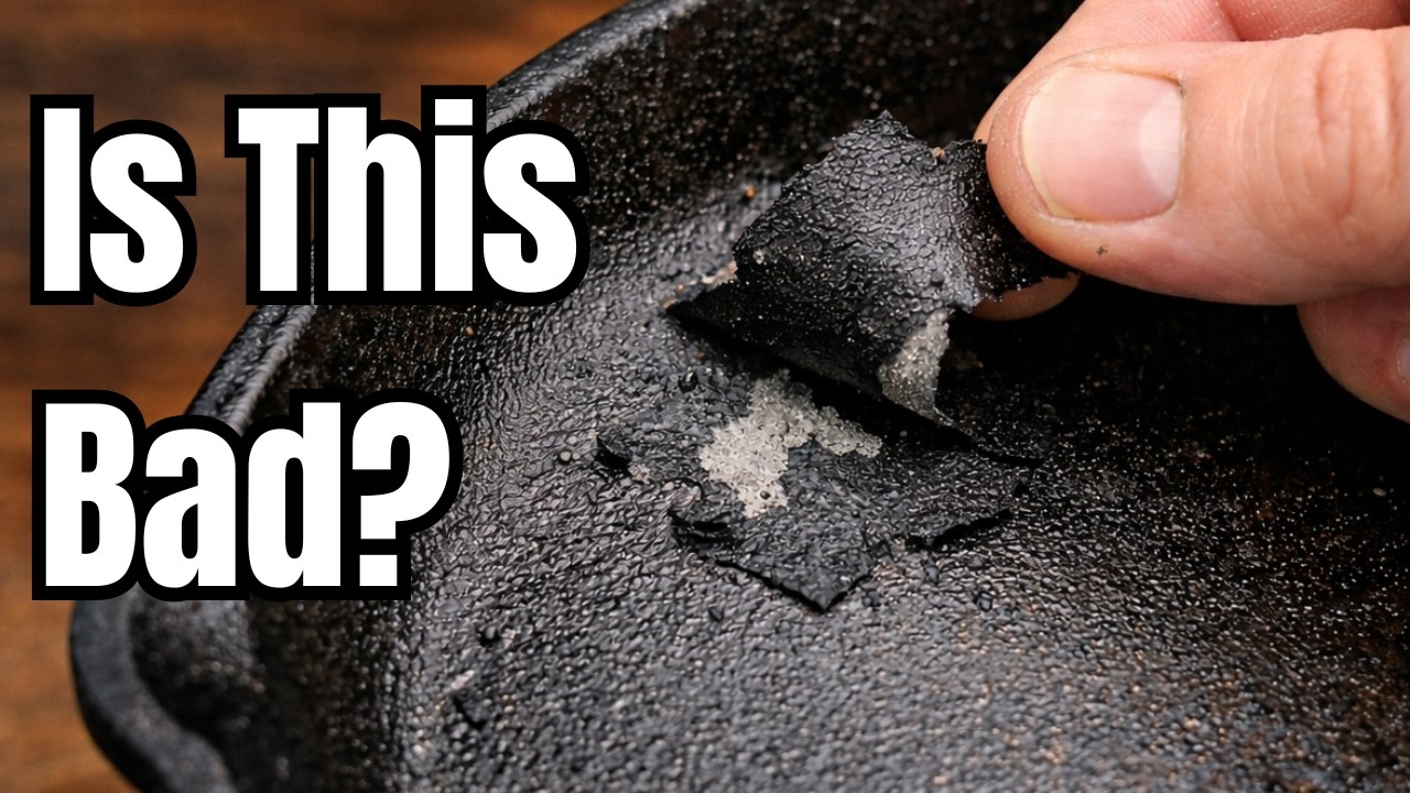 Flaking Cast Iron Skillet? Is It Bad Seasoning or Black Paint