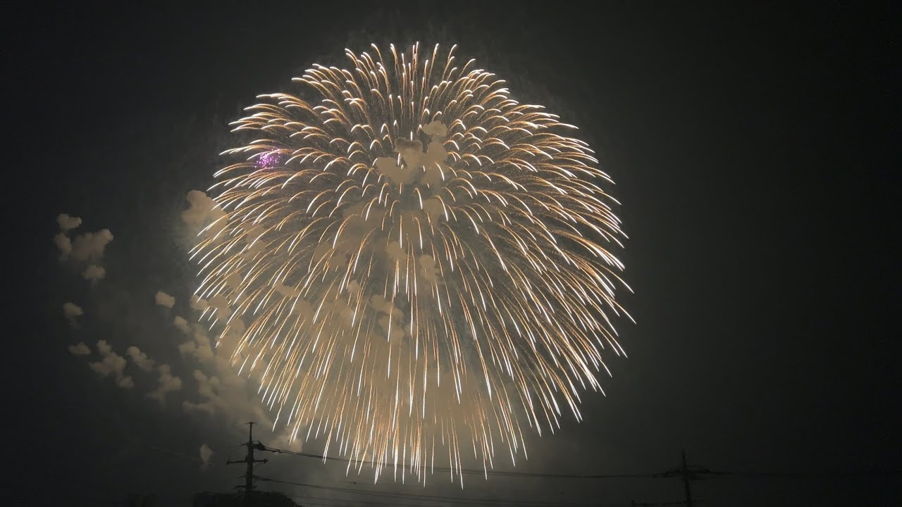 【古河花火グランドフィナーレ！】第20回古河花火大会　グランドフィナーレ〜三尺玉打ち上げ