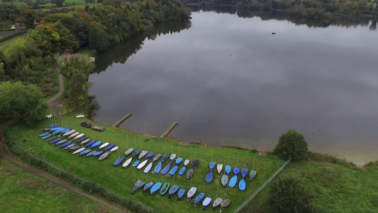 Colemere Lake and Church in Shropshire, UK