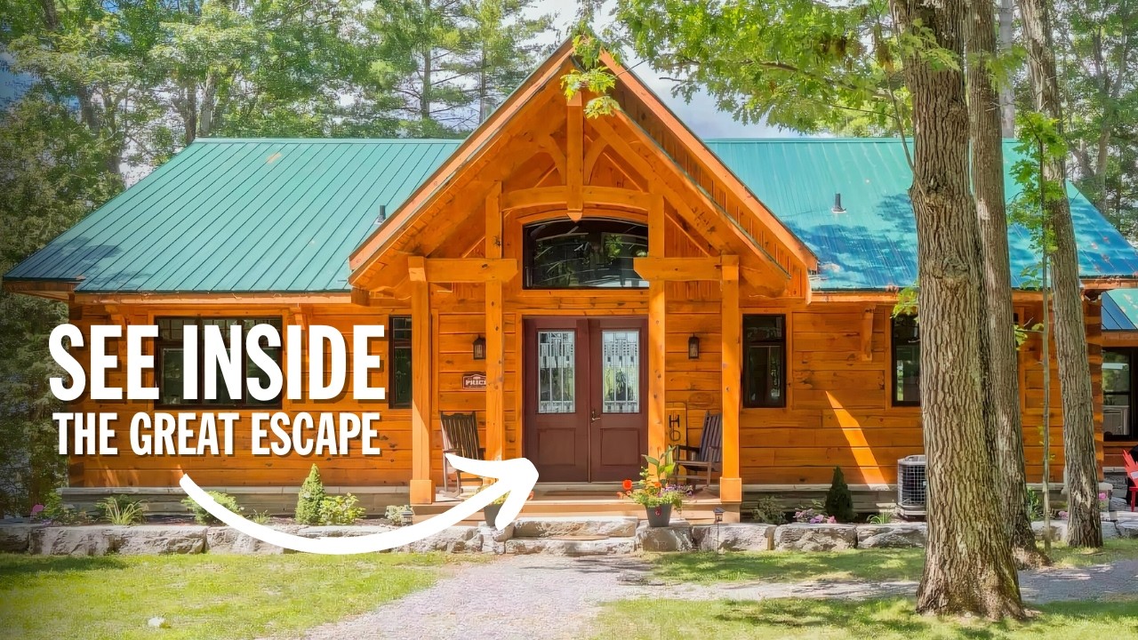 Log Cabin Tour: 1,770 Sq Ft of Rustic Luxury
