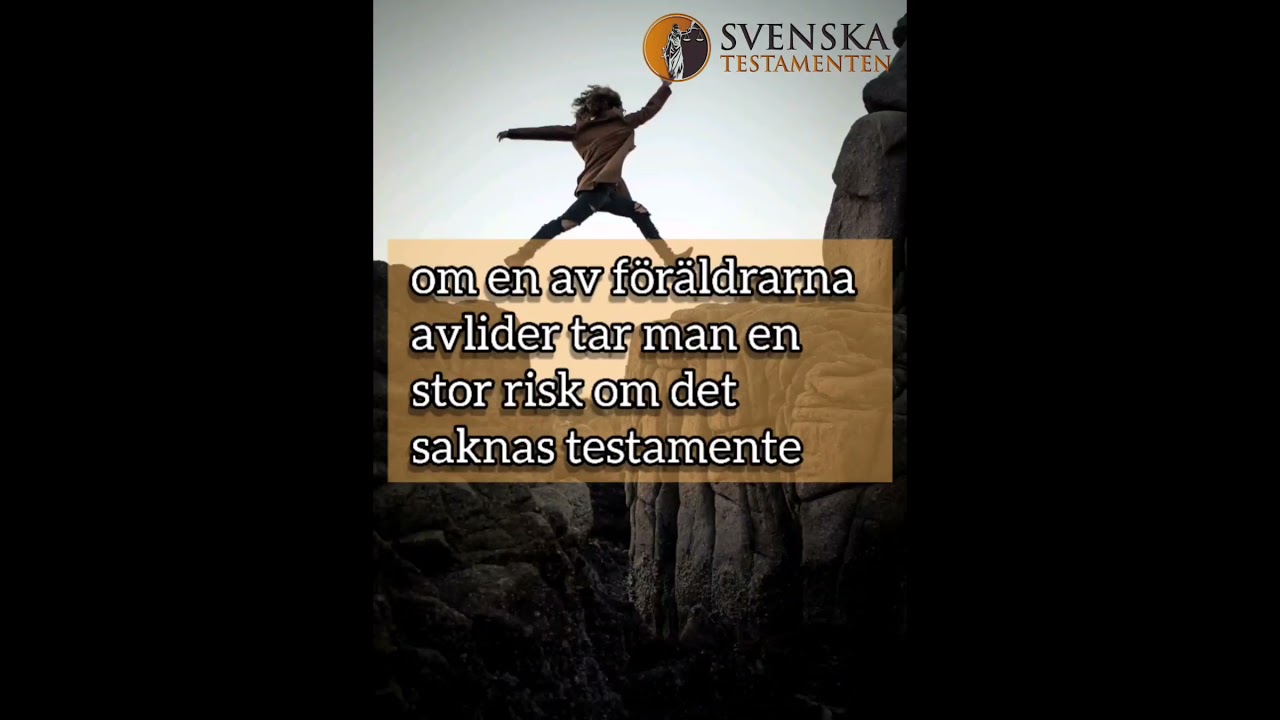 Har du s&auml;rkullbarn? S&aring; h&auml;r ska du skriva ett testamente