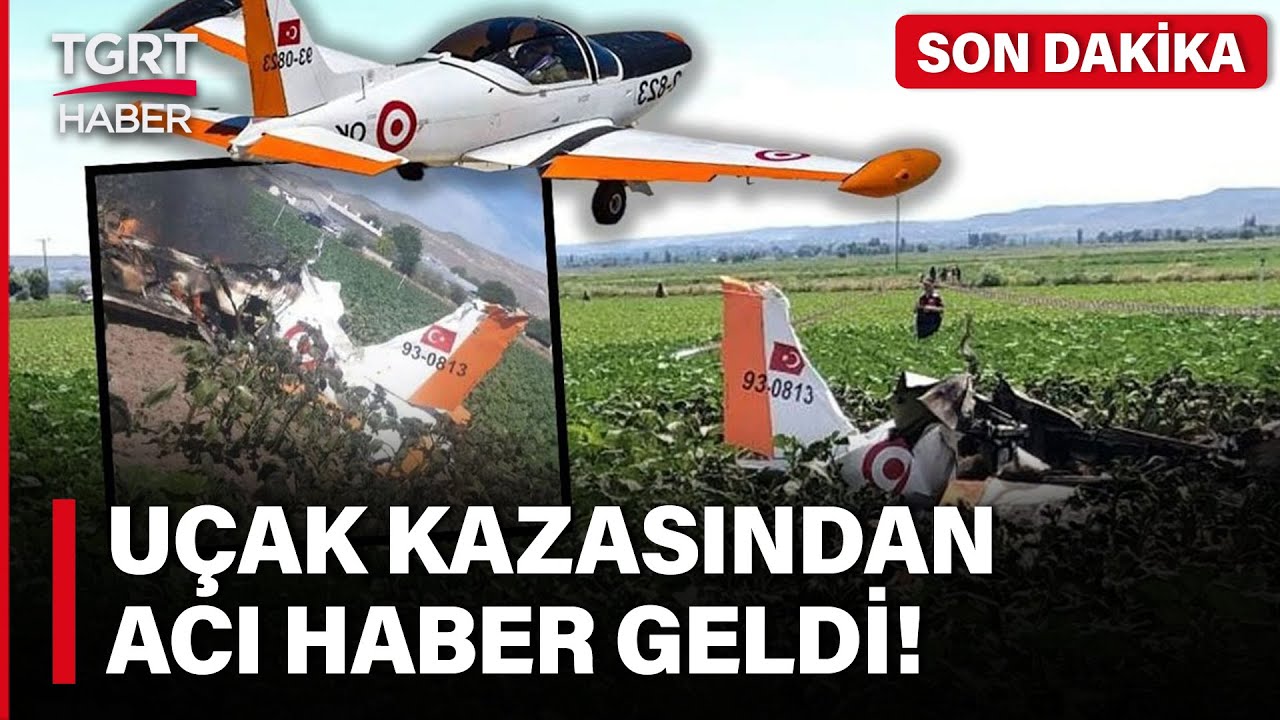 #SONDAKİKA | Kayseri'deki Uçak Kazasında 2 Pilot Şehit Oldu! Olay Yerinden İlk Görüntüler Geldi
